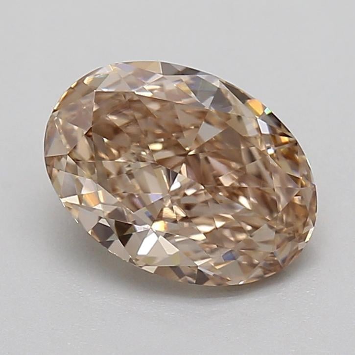 1.20 Ct. Very Light  Brown Oval Lab Grown Diamond