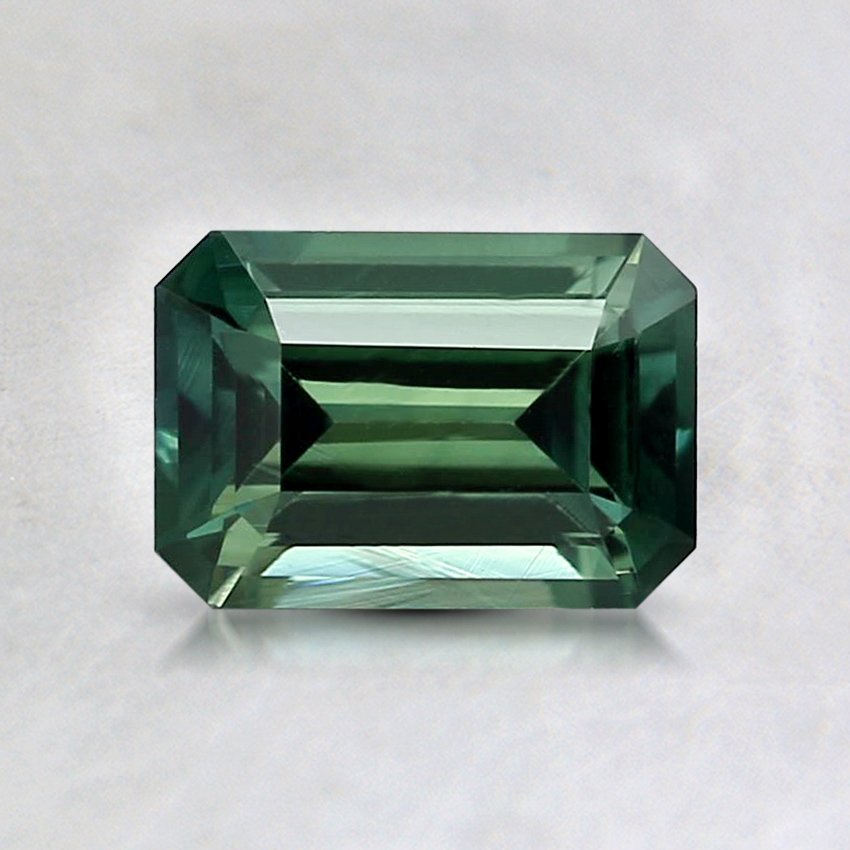 6.4x4.4mm Teal Emerald Sapphire