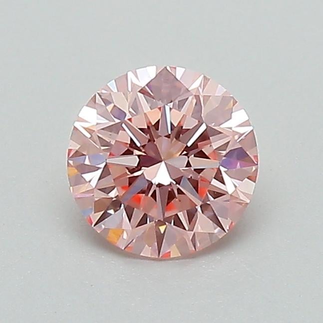 0.61 Ct. Fancy Pink Round Lab Grown Diamond