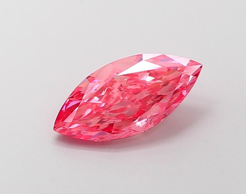 2.0 Ct. Fancy Vivid Pink Marquise Lab Grown Diamond