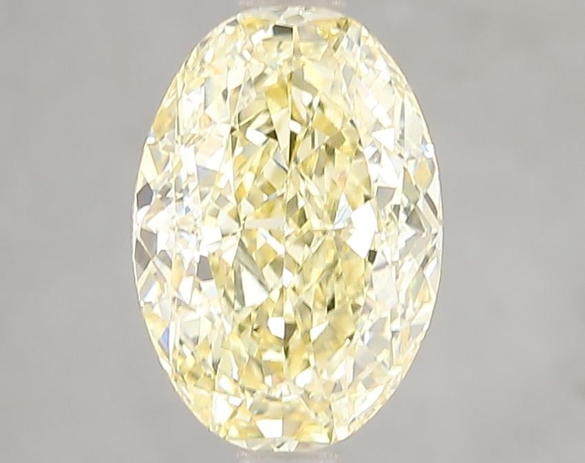 3.10 Ct. Fancy Intense Yellow Oval Lab Grown Diamond