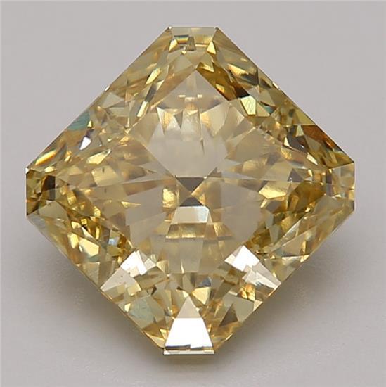 3.43 Ct. Fancy Intense Yellow Radiant Lab Grown Diamond