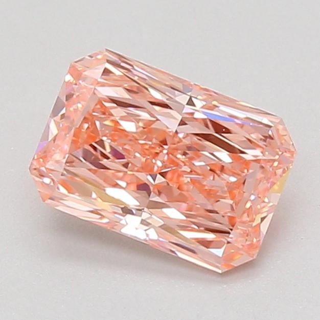 1.57 Ct. Fancy Vivid Pink Radiant Lab Grown Diamond