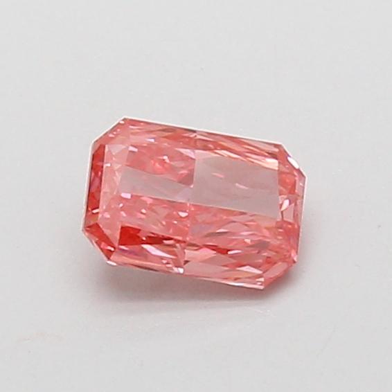 0.48 Ct. Fancy Vivid Pink Radiant Lab Grown Diamond