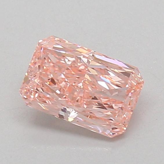 0.87 Ct. Fancy Vivid Pink Radiant Lab Grown Diamond