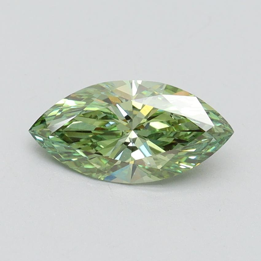1.01 Ct. Fancy Vivid Green Marquise Lab Grown Diamond