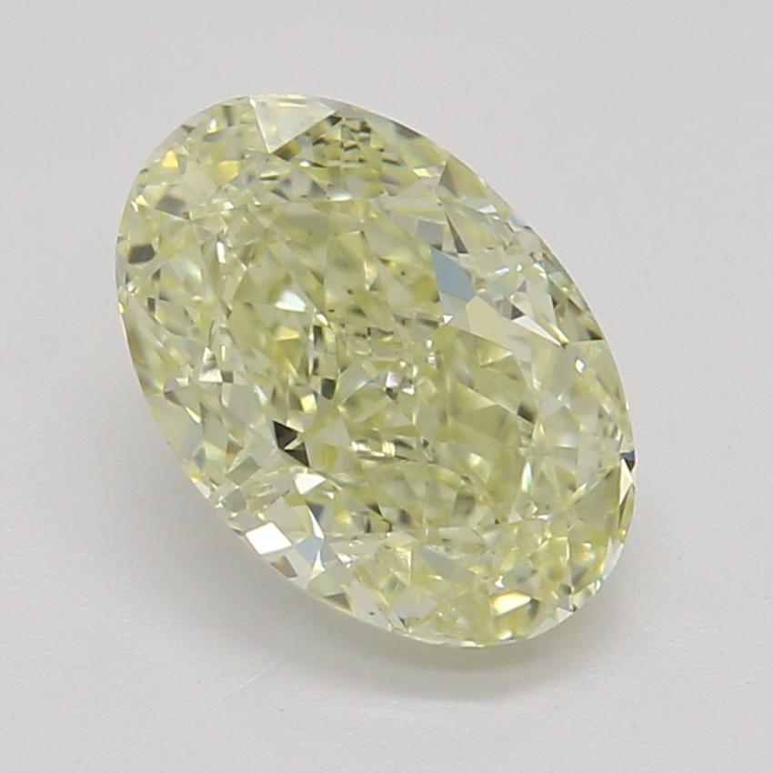 1.01 Ct. Fancy Light Yellow Oval Diamond