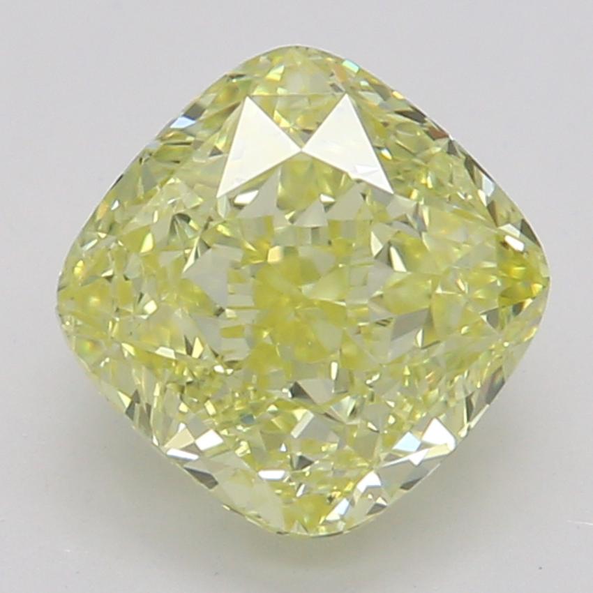 1.01 Ct. Fancy Intense Yellow Cushion Diamond