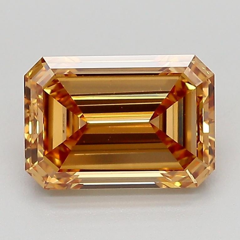 2.00 Ct. Fancy Light  Brown Emerald Lab Grown Diamond