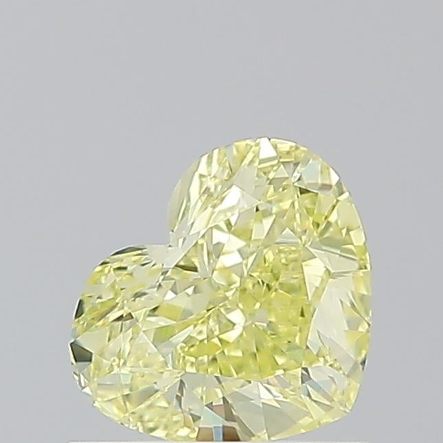 1.00 Ct. Fancy Intense  Yellow Heart Diamond