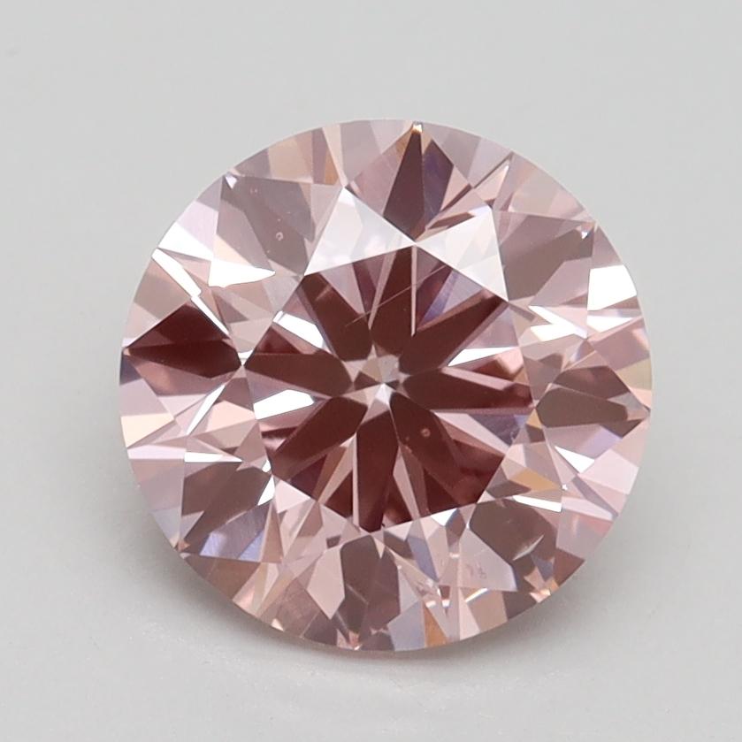 2.00 Ct. Fancy Intense Pink Round Lab Grown Diamond