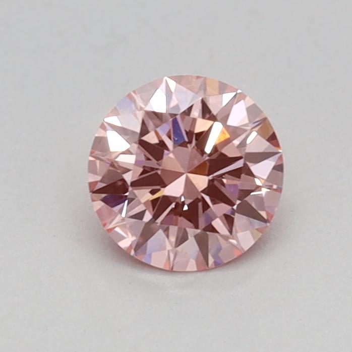 0.36 Ct. Fancy Vivid Pink Round Lab Grown Diamond