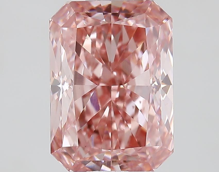 1.90 Ct. Fancy Intense Pink Radiant Lab Grown Diamond