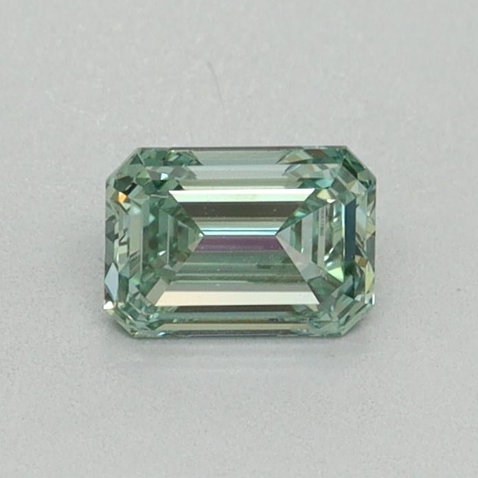 0.48 Ct. Fancy Vivid Green Emerald Lab Grown Diamond