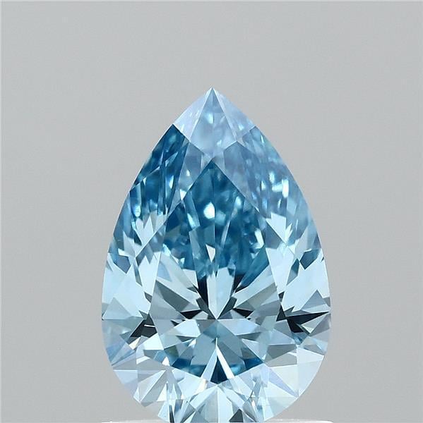 1.00 Ct. Fancy Vivid  Blue Pear Lab Grown Diamond