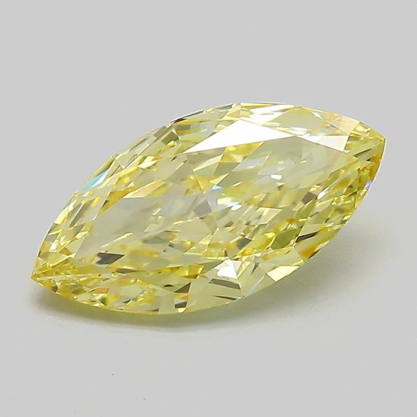 1.74 Ct. Fancy Intense  Yellow Marquise Lab Grown Diamond