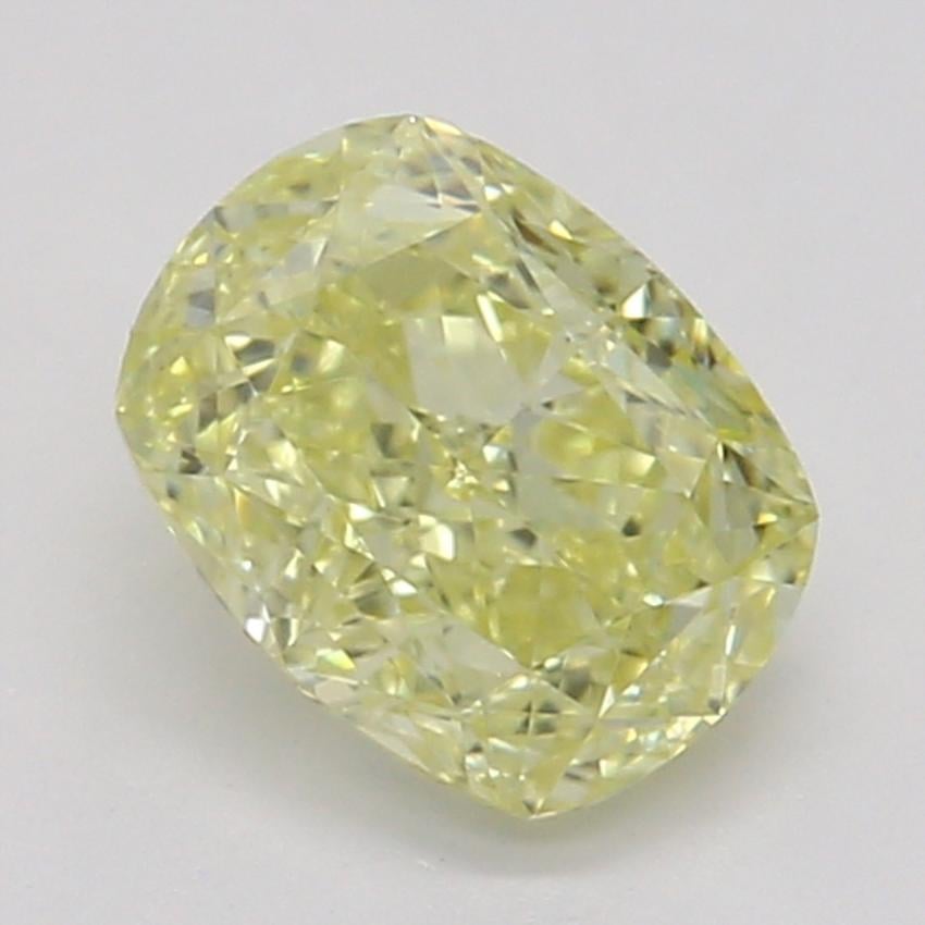 0.50 Ct. Fancy Yellow Cushion Diamond