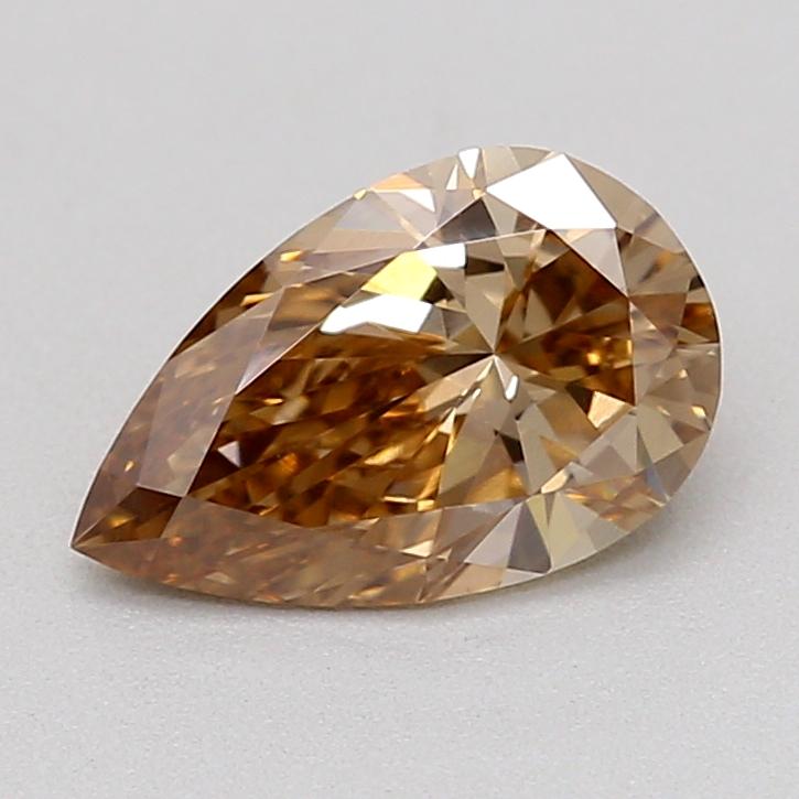 0.52 Ct. Fancy  Brown Pear Lab Grown Diamond