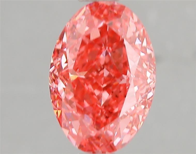 2.03 Ct. Fancy Vivid Pink Oval Lab Grown Diamond