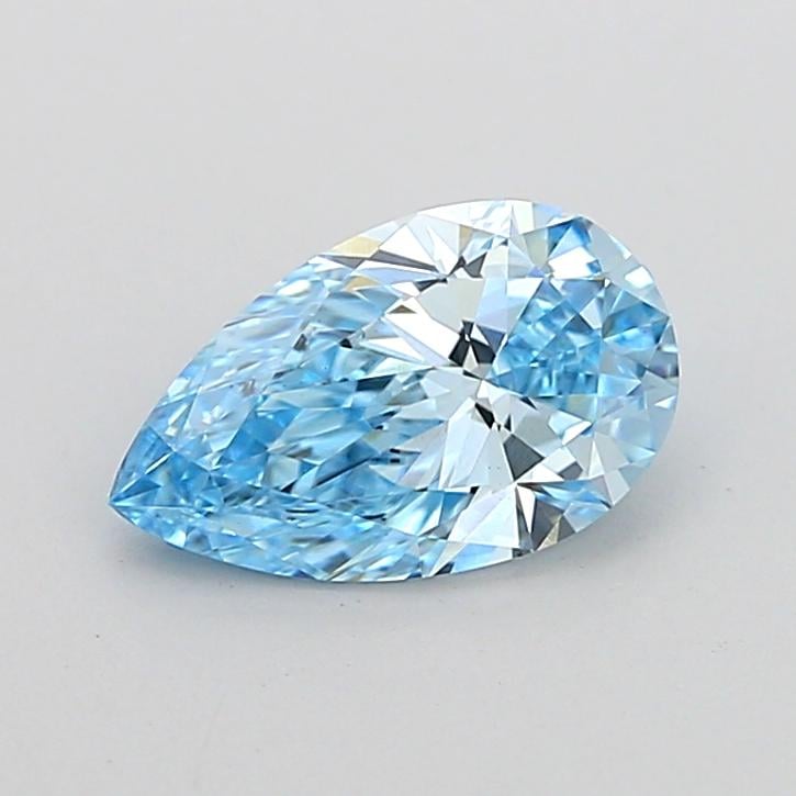 1.51 Ct. Fancy Vivid Blue Pear Lab Grown Diamond
