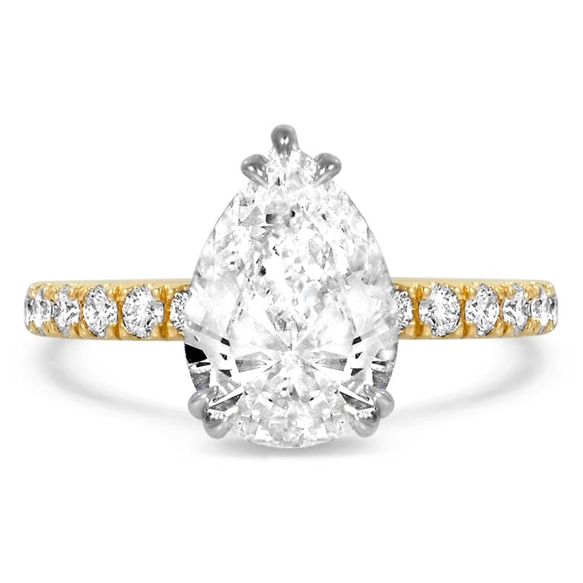 Custom Multiple Prong Diamond Ring
