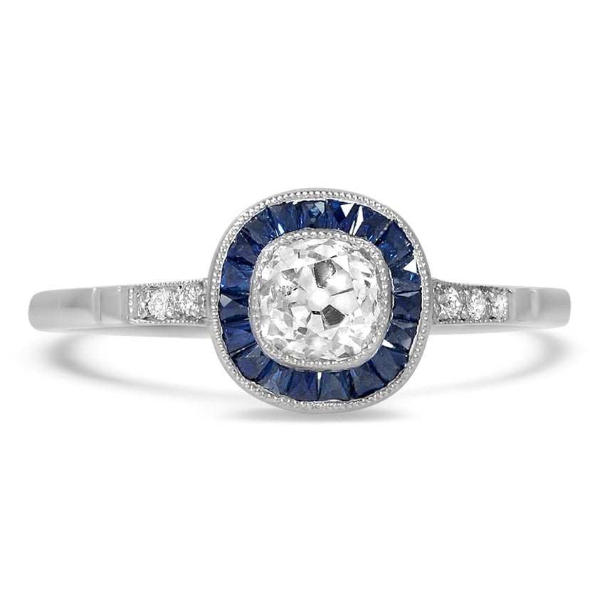 Art Deco Reproduction Diamond Vintage Ring