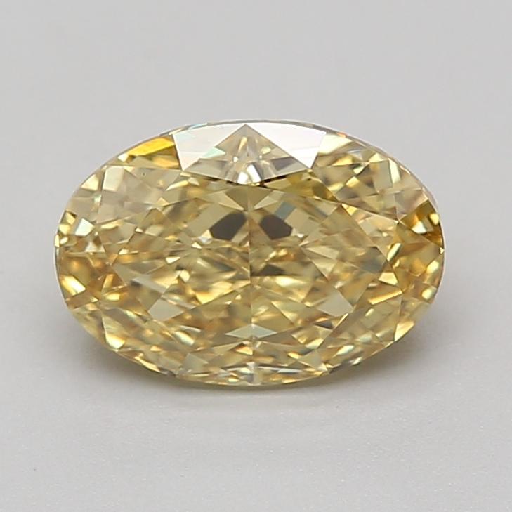 2.11 Ct. Fancy Vivid Yellow Oval Lab Grown Diamond