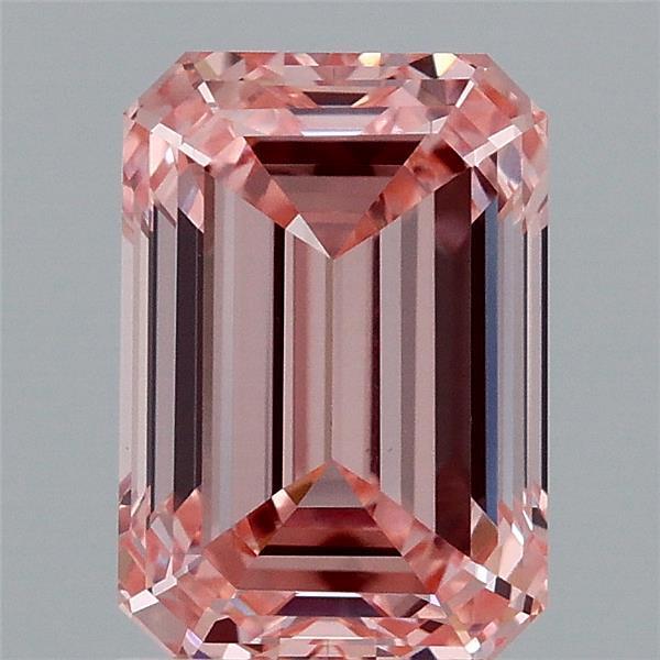 2.07 Ct. Fancy Vivid Pink Emerald Lab Grown Diamond