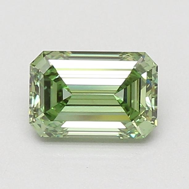 1.10 Ct. Fancy Vivid Green Emerald Lab Grown Diamond