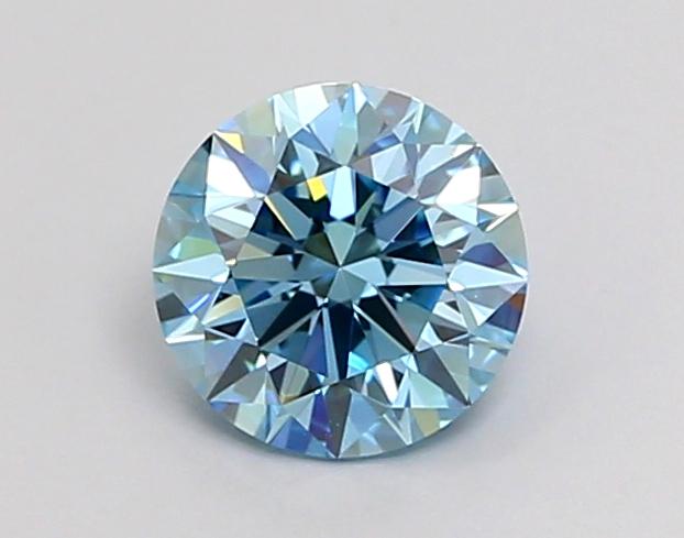 1.01 Ct. Fancy Vivid Blue Round Lab Grown Diamond