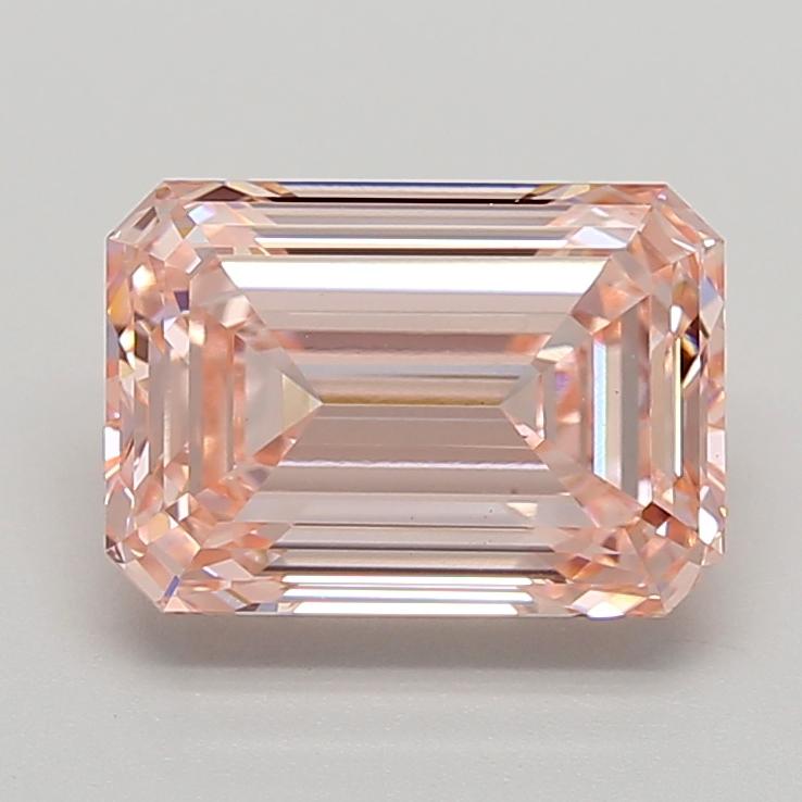 4.03 Ct. Fancy Intense  Pink Emerald Lab Grown Diamond