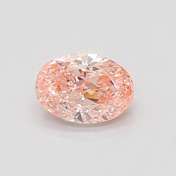 0.43 Ct. Fancy Vivid Pink Oval Lab Grown Diamond