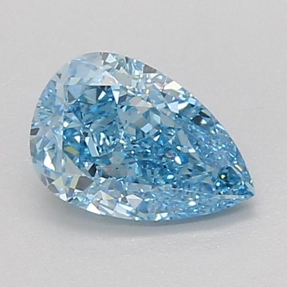 1.03 Ct. Fancy Vivid Blue Pear Lab Grown Diamond