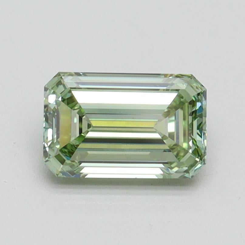 1.03 Ct. Fancy Intense Pacific Green Emerald Lab Grown Diamond