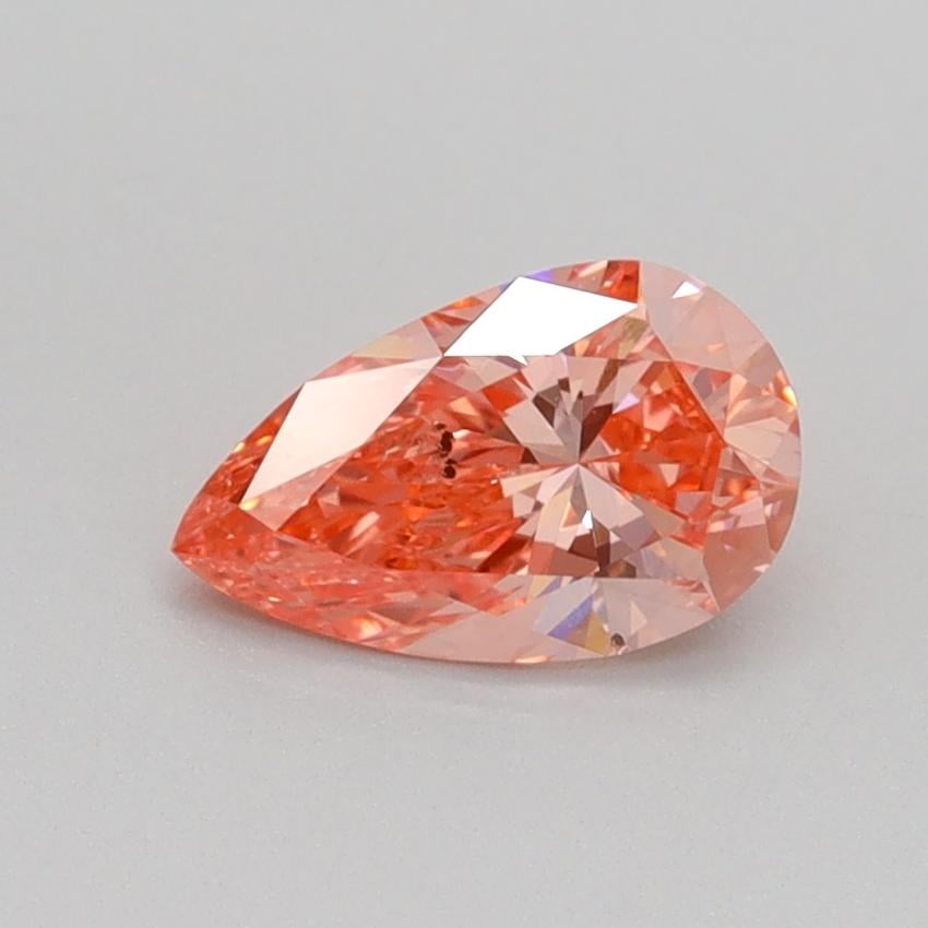 0.70 Ct. Fancy Vivid Pink Pear Lab Grown Diamond
