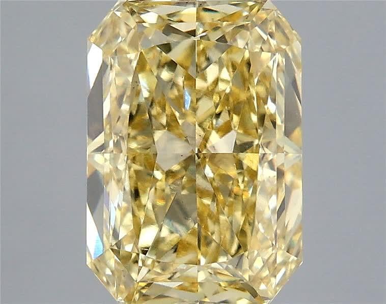 3.60 Ct. Fancy Yellow Radiant Lab Grown Diamond