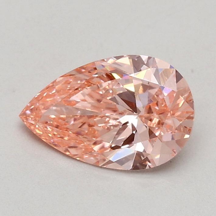 0.53 Ct. Fancy Intense Pink Pear Lab Grown Diamond