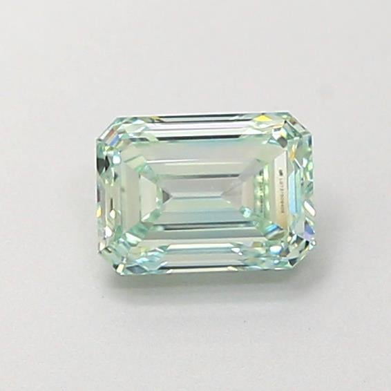 0.72 Ct. Fancy Intense Green Emerald Lab Grown Diamond