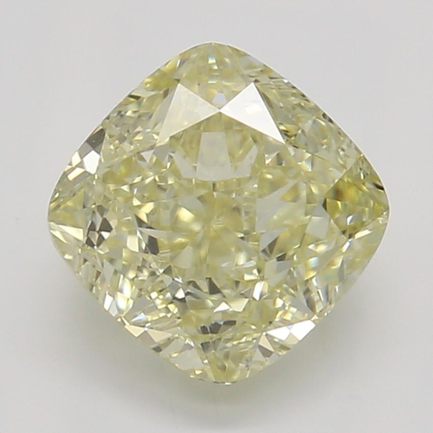 1.06 Ct. Fancy Light Yellow Cushion Diamond