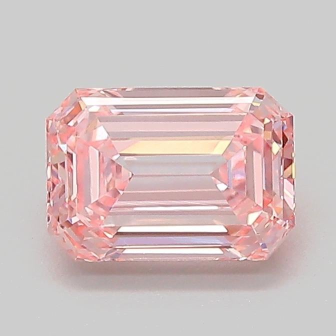 1.11 Ct. Fancy Vivid  Pink Emerald Lab Grown Diamond