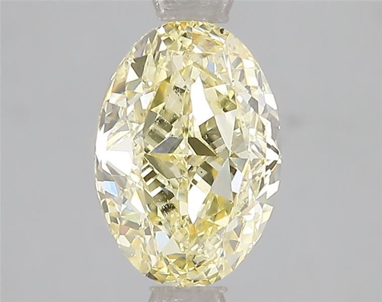 2.10 Ct. Fancy Intense Yellow Oval Lab Grown Diamond