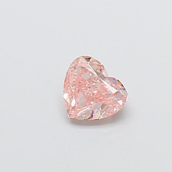 0.29 Ct. Fancy Intense Pink Heart Lab Grown Diamond