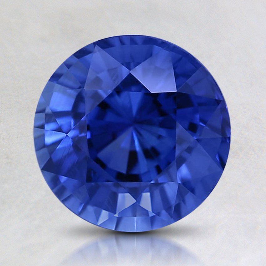 7.5mm Super Premium Blue Round Sapphire