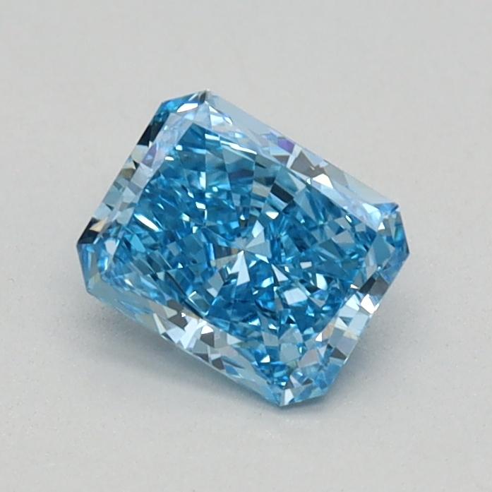 0.40 Ct. Fancy Vivid Blue Radiant Lab Grown Diamond