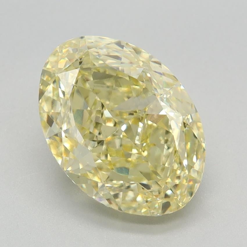 2.79 Ct. Fancy Intense Yellow Oval Lab Grown Diamond
