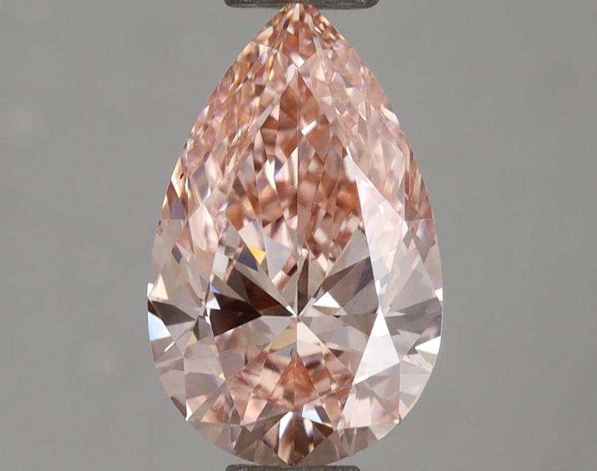 1.15 Ct. Fancy Intense Pink Pear Lab Grown Diamond