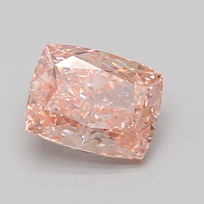 1.69 Ct. Fancy Vivid Pink Cushion Lab Grown Diamond