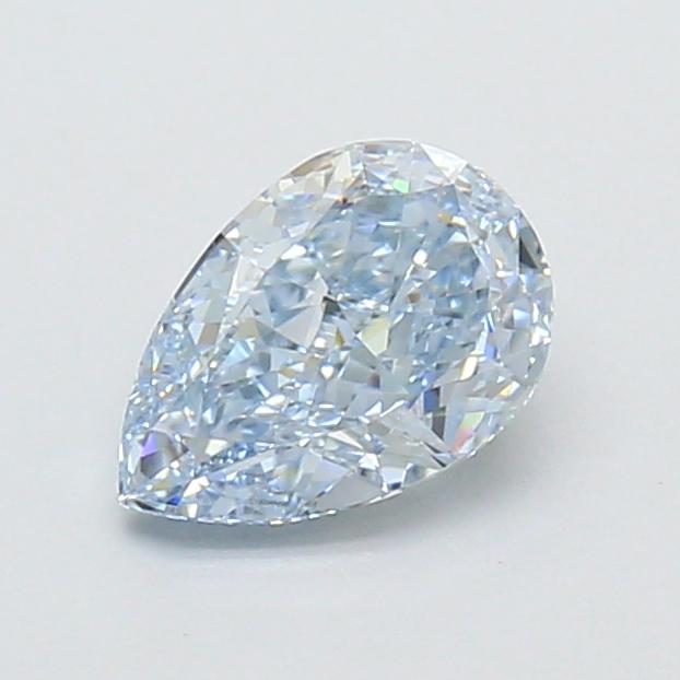 1.02 Ct. Fancy Intense  Blue Pear Lab Grown Diamond