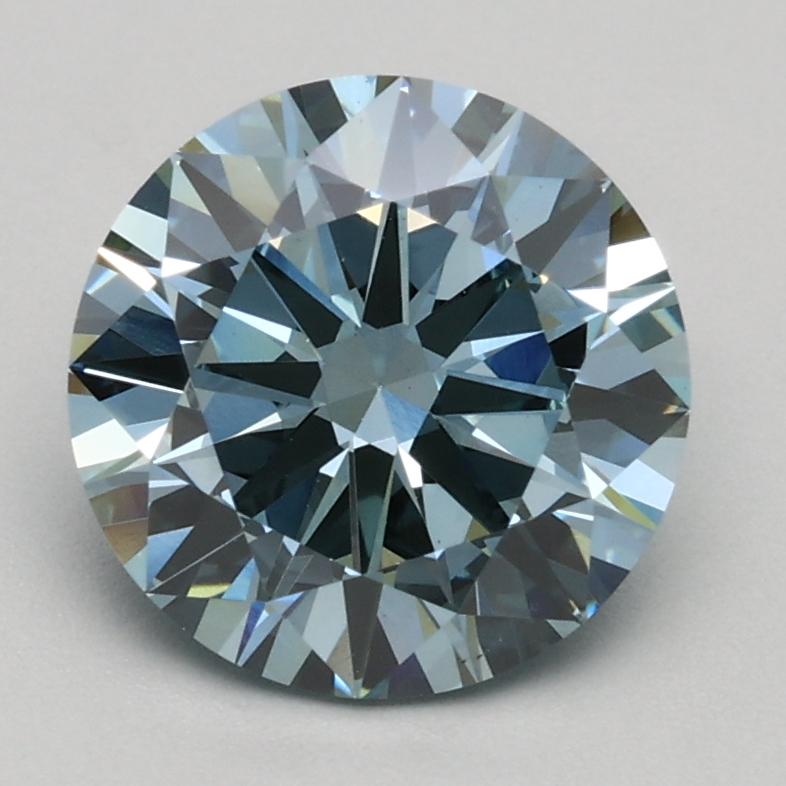 1.50 Ct. Fancy Blue Round Lab Grown Diamond