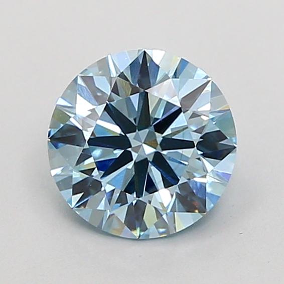 1.01 Ct. Fancy Intense Blue Round Lab Grown Diamond